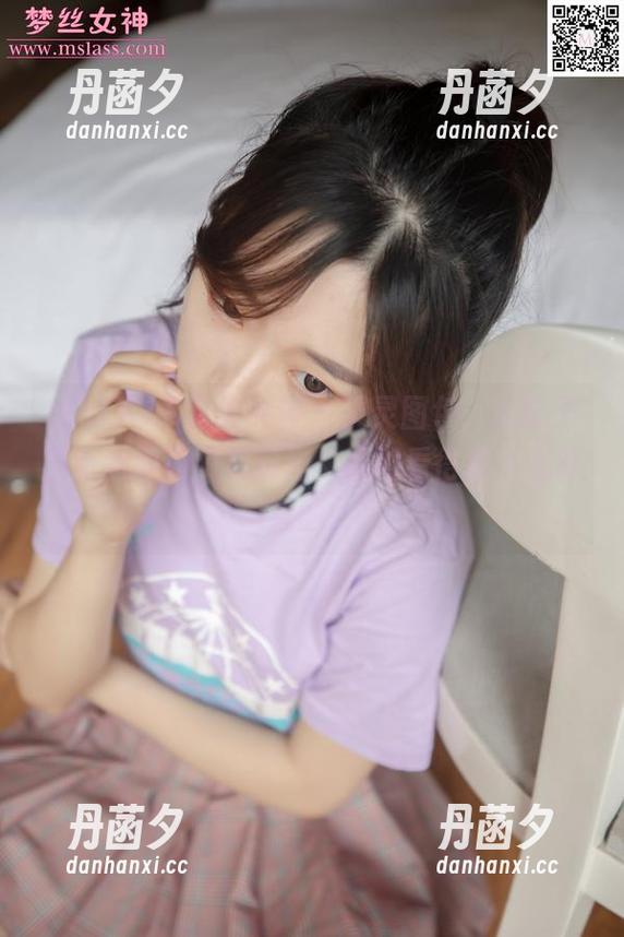 MSLASS梦丝女神 - 灵灵图包，沉醉于那张甜静的明星脸里，真的看得我小心肝直颤。