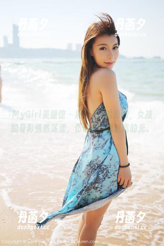 MyGirl美媛馆 - 唐琪儿il的影像，女孩的身影悄然荡漾，仿佛散发着迷离的光。